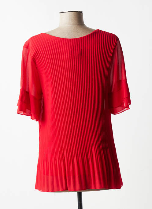 Top croială fluidă mâneci 3/4 roșu QUATTRO femme