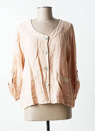 Jachete casual buzunare bej QUATTRO femme