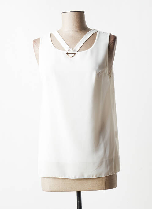 Top alb QUATTRO femeie