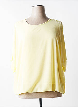 Bluză mâneci scurte mâneci scurte galben QUATTRO femme