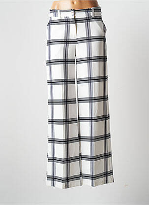 Pantalon larg alb QUATTRO femeie