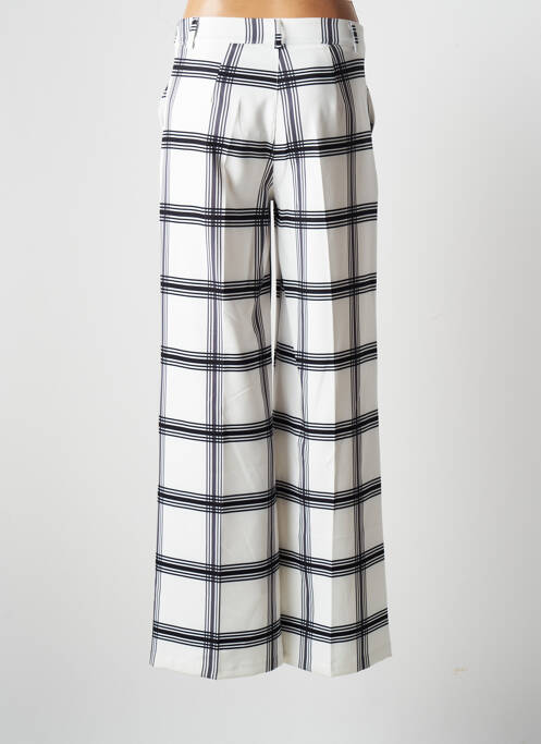 Pantalon larg alb QUATTRO femeie