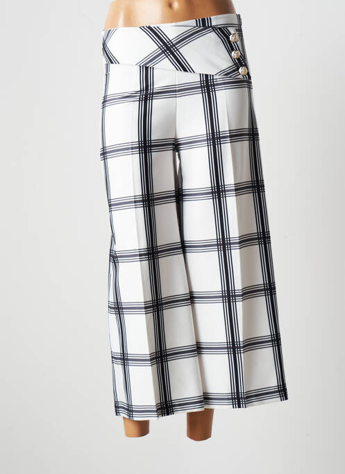 Pantalon trei sferturi alb QUATTRO femeie