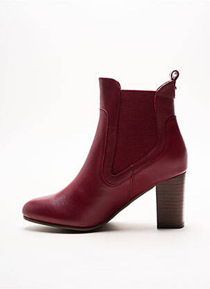 Botine/ghete material neted toc de 4 la 6 cm violet EMILIE KARSTON femeie