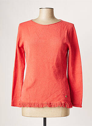 Pulover țesătură melanj mâneci lungi portocaliu LE BOUDOIR D'EDOUARD femme