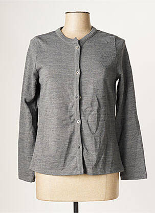 Vestă cu mâneci lungi gri MALOKA femeie