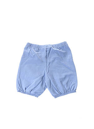 Pantalon trei sferturi talie elastică talie elastică albastru NANO & NANETTE fată