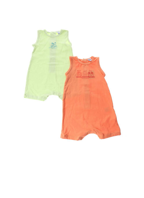 Salopetă-pantalon portocaliu NANO & NANETTE băiat