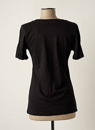 Tricou serigrafie mâneci scurte negru ARTISTS femeie