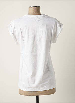Tricou serigrafie mâneci scurte alb ARTISTS femeie