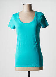 Tricou elasticitate mâneci scurte verde AMERICAN VINTAGE femeie