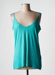 Top elasticitate bretele subțiri verde AMERICAN VINTAGE femme