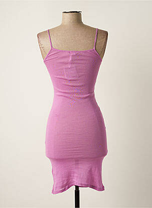 Rochie midi guler rotund bretele subțiri roz AMERICAN VINTAGE femeie