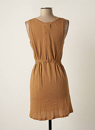 Rochie scurtă fără mâneci fără mâneci maro AMERICAN VINTAGE femme