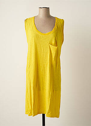 Rochie midi galben AMERICAN VINTAGE femeie