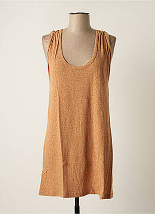 Rochie scurtă maro AMERICAN VINTAGE femeie