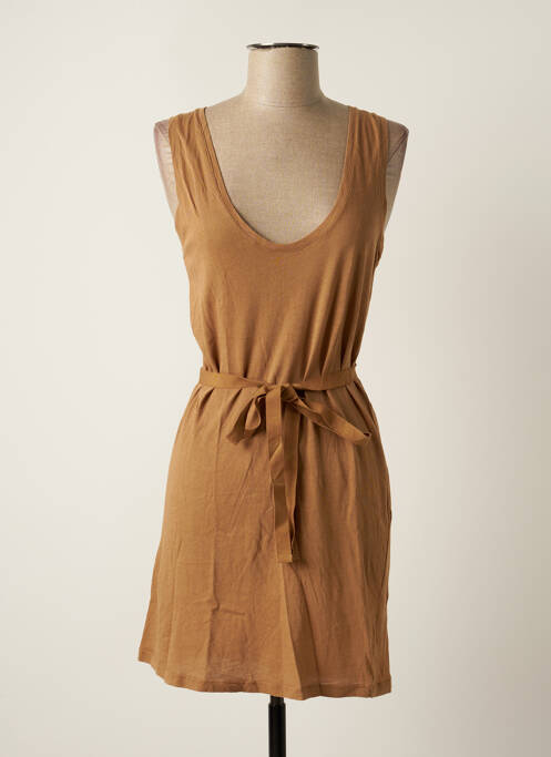 Rochie scurtă maro AMERICAN VINTAGE femeie