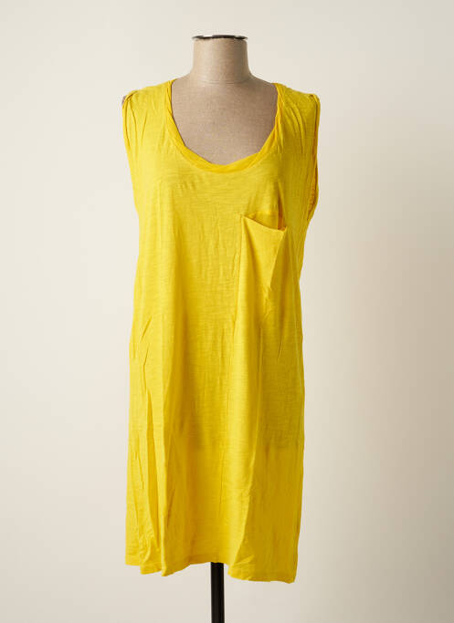 Rochie midi galben AMERICAN VINTAGE femeie