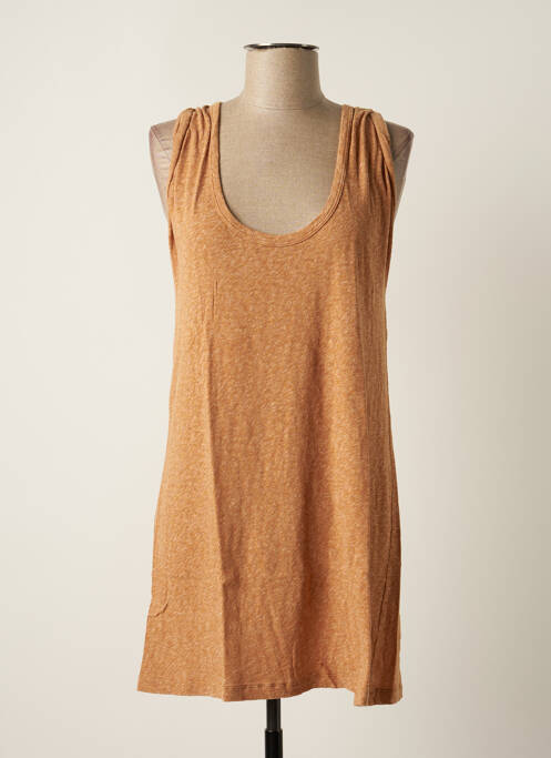 Rochie scurtă maro AMERICAN VINTAGE femeie