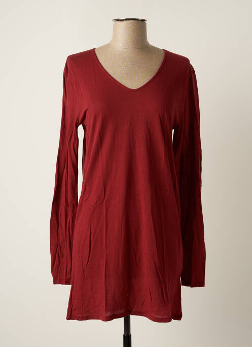 Tunică mâneci lungi roșu AMERICAN VINTAGE femeie