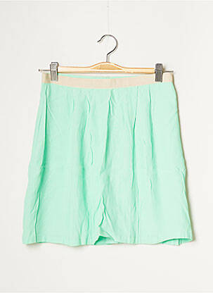 Fustă scurtă talie înaltă verde AMERICAN VINTAGE femeie
