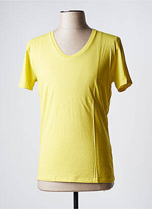 Tricou galben AMERICAN VINTAGE bărbat