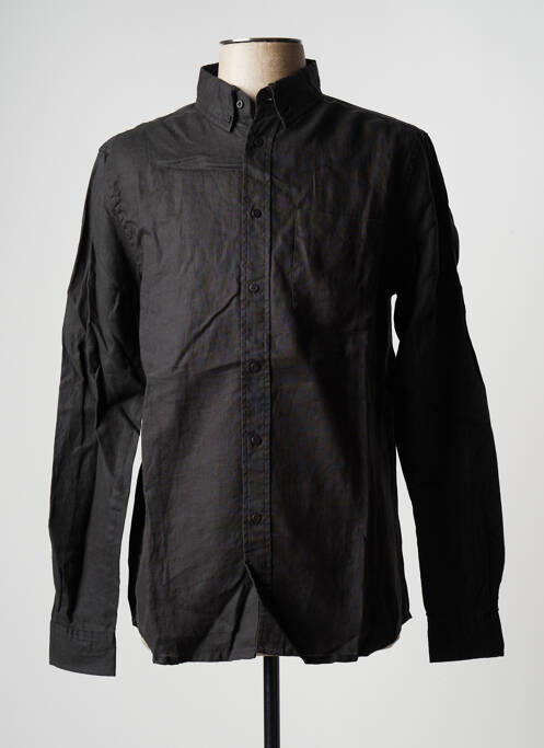 Cămașă cu mâneci lungi gri AMERICAN VINTAGE bărbat