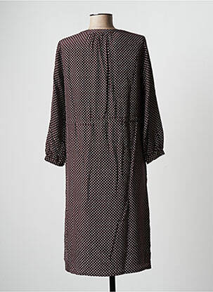 Rochie midi croială fluidă mâneci lungi maro COMPTOIR DES COTONNIERS femeie