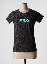 Tricou serigrafie mâneci scurte negru FILA femme