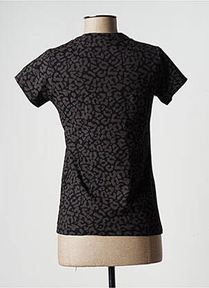 Tricou serigrafie mâneci scurte negru FILA femeie