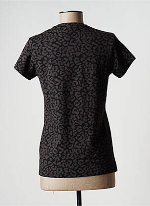 Tricou serigrafie mâneci scurte negru FILA femeie