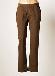 Pantalon drept elasticitate mărime normală verde ONE STEP femme