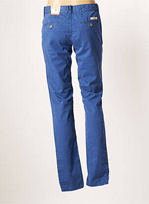 Pantalon chino țesătură poplin mărime normală albastru TOMMY HILFIGER femeie