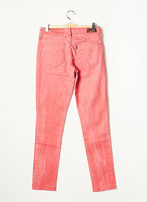 Blugi skinny elasticitate talie joasă roz LEVI'S femeie