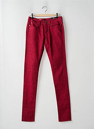 Pantalon slim mărime normală mărime normală roșu TOMMY HILFIGER femeie