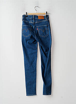 Blugi skinny țesătură brută talie înaltă albastru LEVI'S femeie