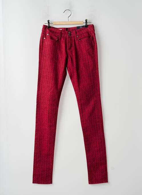 Pantalon slim roșu TOMMY HILFIGER femeie