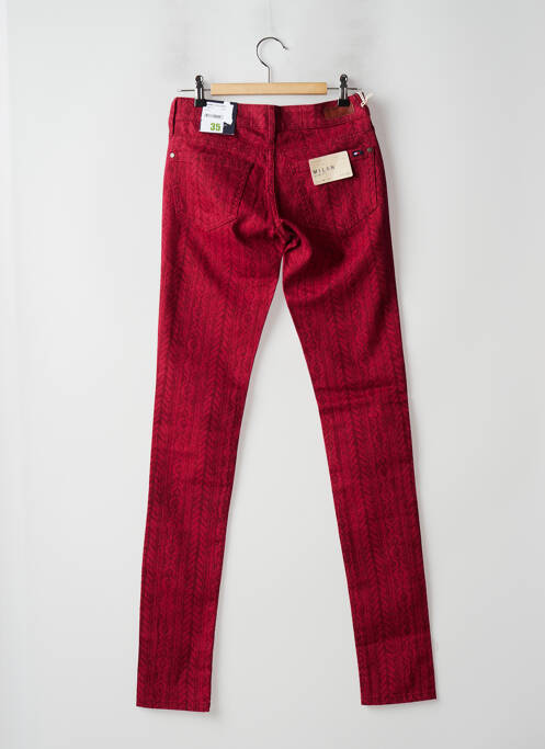 Pantalon slim roșu TOMMY HILFIGER femeie
