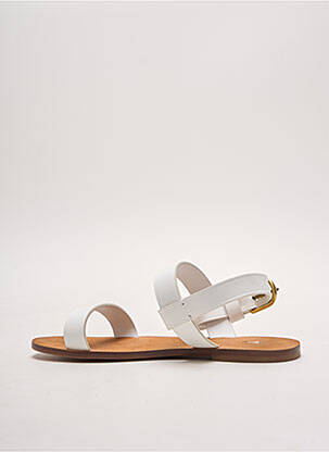 Sandale/pantofi decupați material neted toc plat până la 3 cm alb RALPH LAUREN femeie