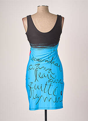 Rochie scurtă fără mâneci fără mâneci albastru VOLT DESIGN femeie