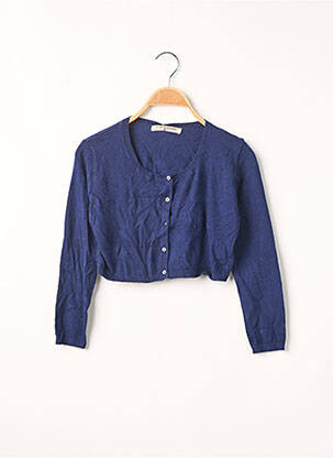 Vestă cu mâneci lungi albastru PM LOVING fată