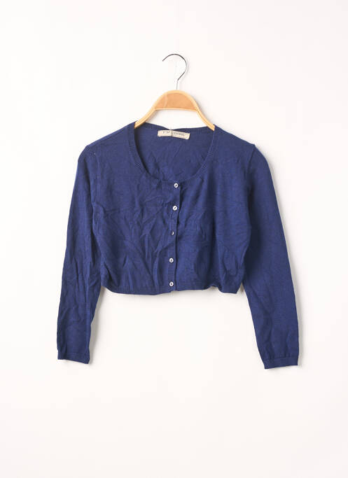 Vestă cu mâneci lungi albastru PM LOVING fată