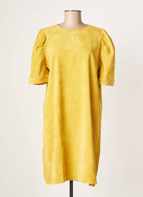 Rochie scurtă galben MOLLY BRACKEN femeie