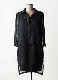 Rochie scurtă mâneci lungi mâneci lungi negru LPB femme