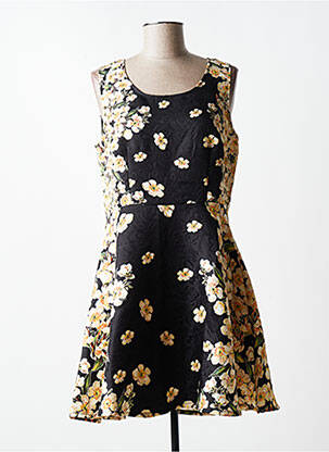 Rochie midi imprimeu floral fără mâneci negru MOLLY BRACKEN femeie