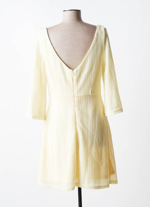 Rochie pulover galben MOLLY BRACKEN femeie