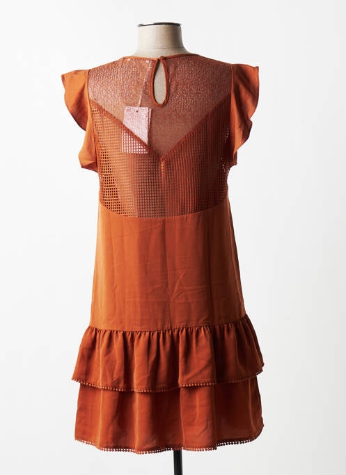 Rochie scurtă maro LPB femeie