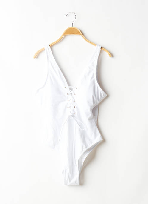 Costum de baie dintr-o singură piesă alb LE BAIN PAR MOLLY BRACKEN femeie