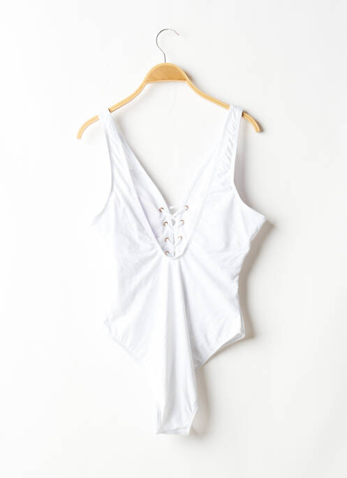 Costum de baie dintr-o singură piesă alb LE BAIN PAR MOLLY BRACKEN femeie