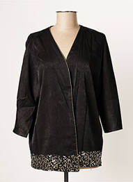 Jachete kimono croială fluidă negru CARMINN femme